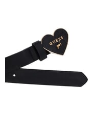 GUESS KIDS MINI ME Girls' belt with heart buckle jetbla - Children's belts - 3