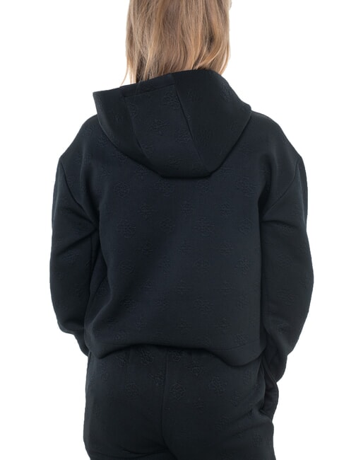 KIDS MINI ME All-over peony logo hoodie peony m black - Baby Sweatshirt