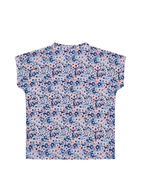 KIDS Short-sleeved floral print T-shirt secret garden flower - Child T-shirt
