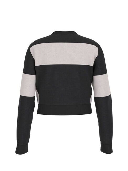 KIDS Striped crew neck sweatshirt with logo jetbla - Baby Sweatshirt