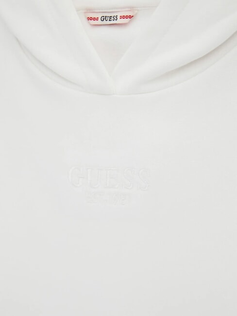 KIDS Hoodie with pocket purwhite - Baby Sweatshirt