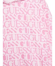 GUESS KIDS All-over logo hoodie fuchsia logo - Baby Sweatshirt - 3