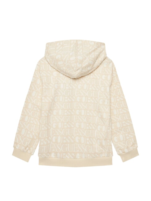 KIDS All-over logo hoodie beige logo - Baby Sweatshirt