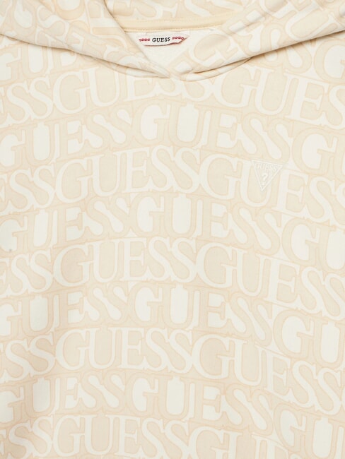 KIDS All-over logo hoodie beige logo - Baby Sweatshirt