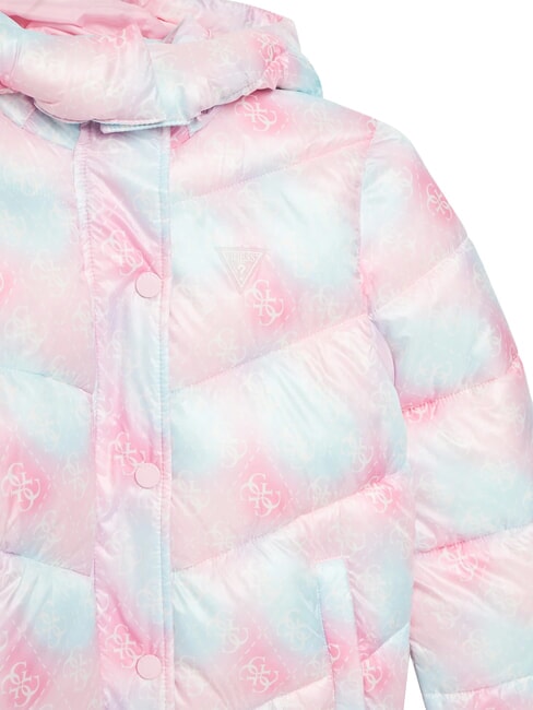 KIDS Padded jacket with hood rainbow multi combo - Baby Jackets