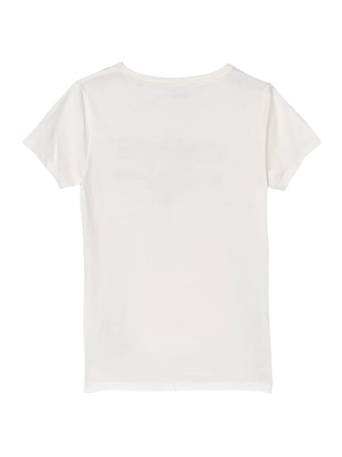 KIDS MINI ME Girls' short-sleeved T-shirt with embroidery dovwhi - Child T-shirt