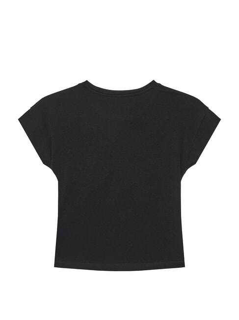 KIDS Short-sleeved T-shirt with rhinestone logo jetbla - Child T-shirt