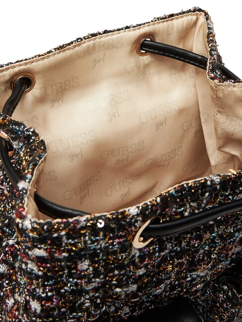 GIRLS TWEED Fabric backpack with pockets jetbla - Women&rsquo;s Bags