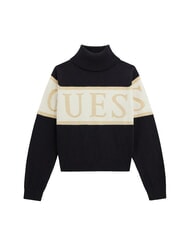 GUESS KIDS Turtleneck sweater with logo jetbla - Children's Sweaters - 2