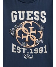 GUESS KIDS Short-sleeved T-shirt with print and embroidery secret blue - Child T-shirt - 3