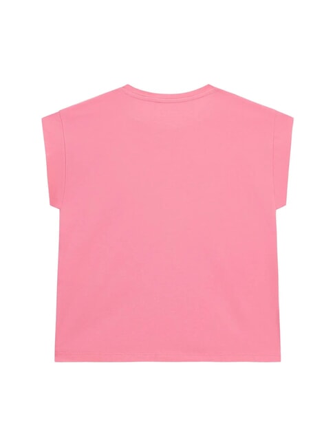 KIDS Short-sleeved T-shirt with sequins jelly pink - Child T-shirt