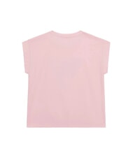 GUESS KIDS Short-sleeved T-shirt with sequins cotton candy pink - Child T-shirt - 2