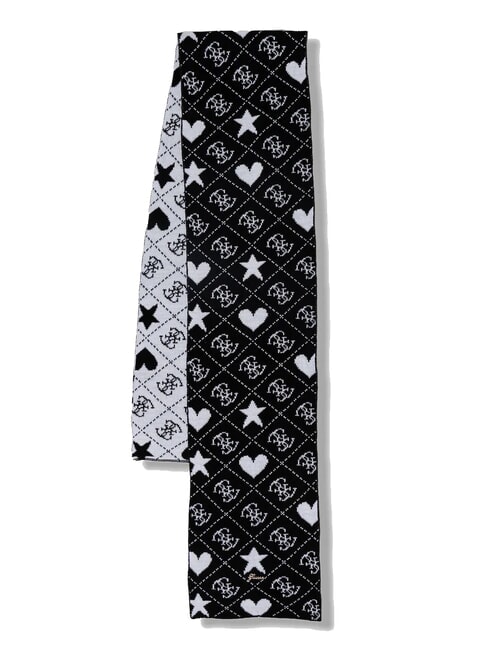 KIDS Hat and scarf set 4g black jacquard - Baby Hat