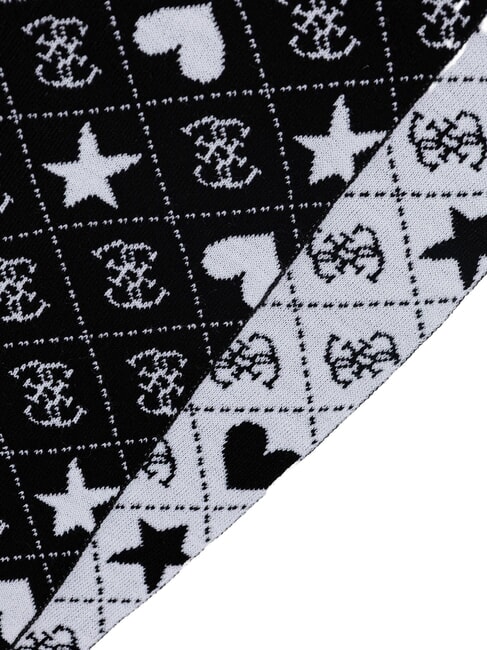 KIDS Hat and scarf set 4g black jacquard - Baby Hat