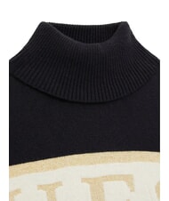 GUESS KIDS Turtleneck sweater with logo jetbla - Children's Sweaters - 3