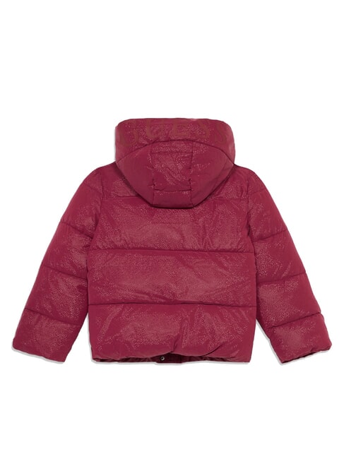KIDS MINI ME Padded down jacket with hood ballroom red - Baby Jackets