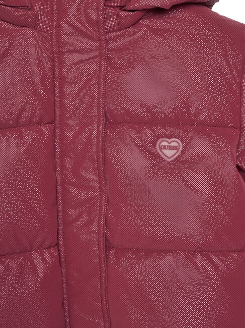 KIDS MINI ME Padded down jacket with hood ballroom red - Baby Jackets