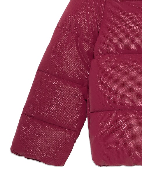 KIDS MINI ME Padded down jacket with hood ballroom red - Baby Jackets