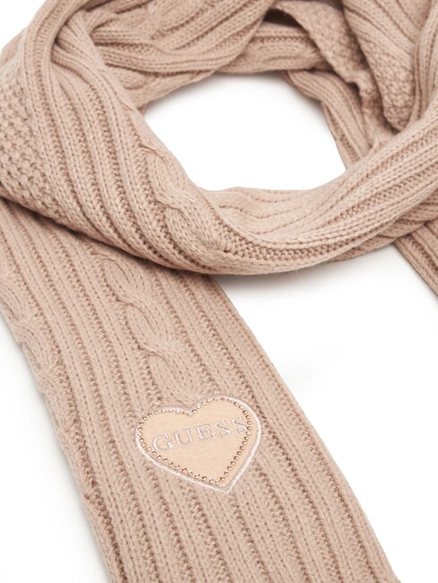 KIDS Girl's scarf with heart skin shadow - Child Scarf