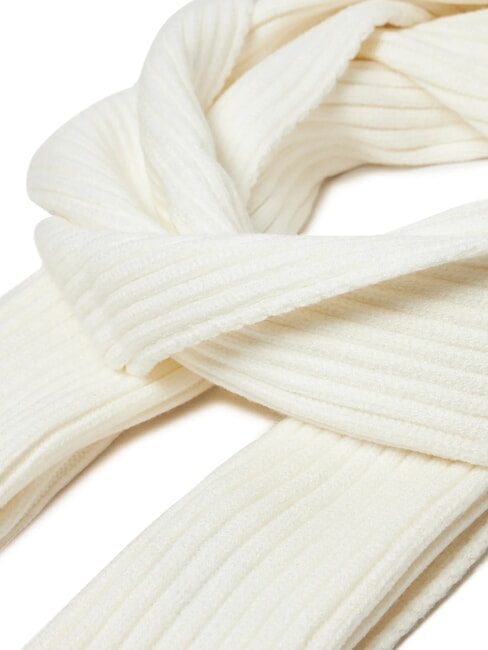 KIDS Ribbed scarf cremwhi - Child Scarf