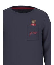 GUESS KIDS Long-sleeved T-shirt with pocket smartblue - Child T-shirt - 3