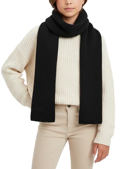 KIDS Ribbed scarf jetbla - Child Scarf