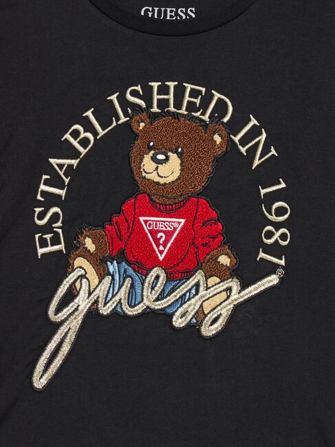 KIDS Long-sleeved T-shirt with teddy bear jetbla - Child T-shirt