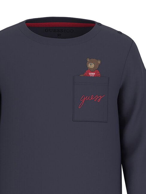 KIDS Long-sleeved T-shirt with pocket smartblue - Child T-shirt