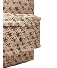 GUESS GIRL Backpack in logoed fabric 4g aop beige white - Women&rsquo;s Bags - 4