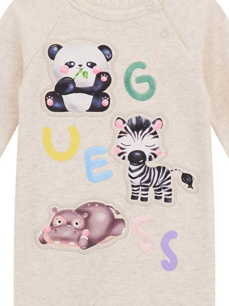 KIDS MINI ME Animal print cotton romper lighoah - Rompers and baby outfits