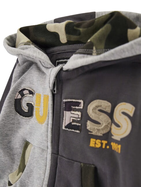 KIDS MINI ME tracksuit kit with hood and trousers gray shade combo - Rompers and baby outfits