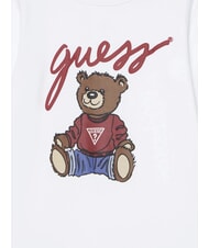 GUESS KIDS MINI ME Cotton baby romper purwhite - Rompers and baby outfits - 3