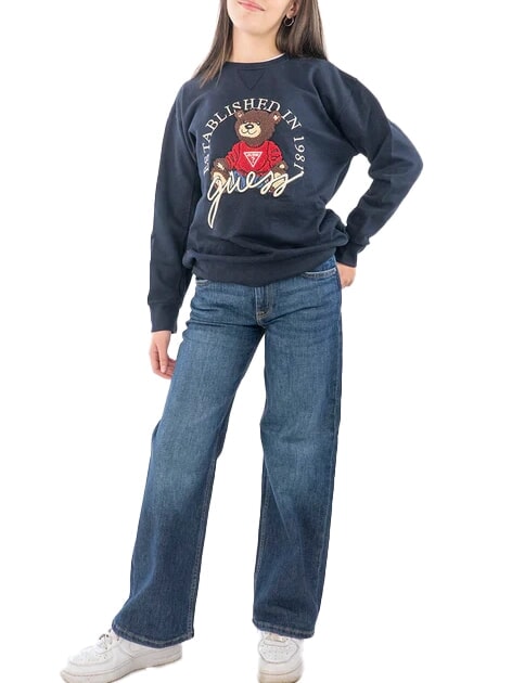 KIDS ACTIVE Girls' crewneck sweatshirt smartblue - Baby Sweatshirt