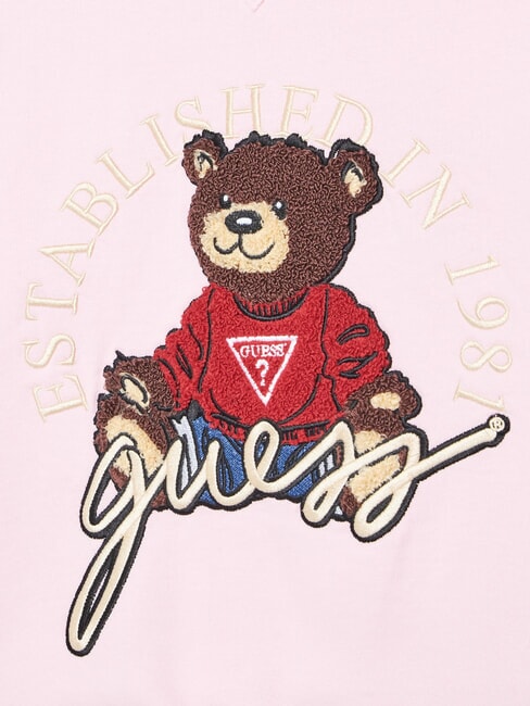 KIDS ACTIVE Girls' crewneck sweatshirt cotton candy pink - Baby Sweatshirt