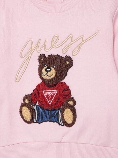ACTIVE Girls' crewneck sweatshirt cotton candy pink - Baby Sweatshirt