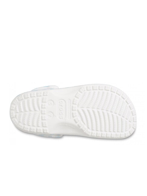 CLASSIC GINGHAM Women's printed sabot slippers white/blue - Women&rsquo;s shoes