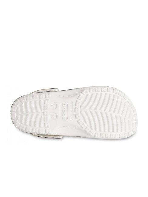 GEO CAMO Unisex sabot slippers with print white / multi - Unisex shoes