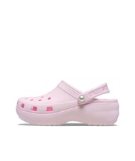 CROCS CLASSIC PLATFORM Women's clog slippers pink milk - Women&rsquo;s shoes - 4