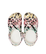 CROCS CLASSIC TIEDYE Women's sabot slippers with print multi/white - Women&rsquo;s shoes - 3