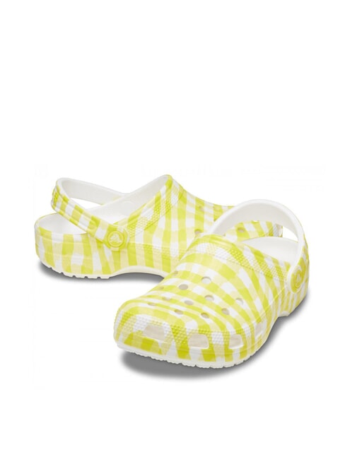CLASSIC GINGHAM Women's printed sabot slippers daylily - Women&rsquo;s shoes