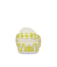 CROCS CLASSIC GINGHAM Women's printed sabot slippers daylily - Women&rsquo;s shoes - 5