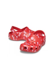 CROCS CLASSIC VDAY KIDS Girls' clog slippers cherry red - Baby Shoes - 6