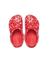 CROCS CLASSIC VDAY Women's clog slippers cherry red - Unisex shoes - 3