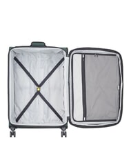DELSEY CAMPIONARIO - MAUBERT 2.0 WP Large, expandable trolley teal - Semi-rigid Trolley Cases - 2