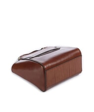 THE BRIDGE LUCREZIA Leather handbag with shoulder strap BROWN - Women&rsquo;s Bags - 4