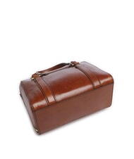 THE BRIDGE LAURA Leather satchel bag with shoulder strap BROWN - Women&rsquo;s Bags - 5