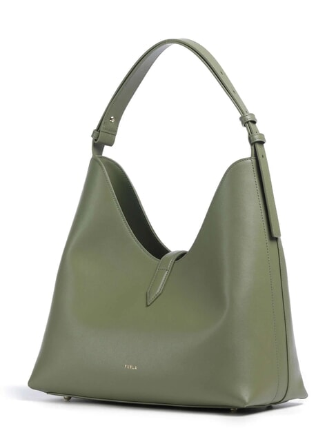 GOCCIA Leather shoulder bag avocado - Women&rsquo;s Bags