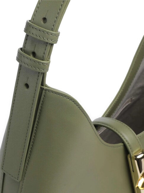 GOCCIA Leather shoulder bag avocado - Women&rsquo;s Bags