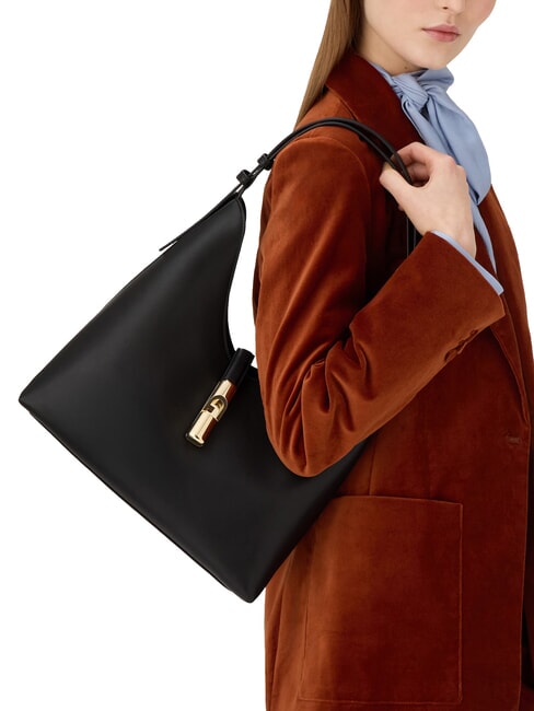 GOCCIA Leather shoulder bag avocado - Women&rsquo;s Bags