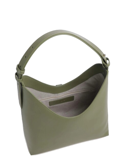 GOCCIA Leather shoulder bag avocado - Women&rsquo;s Bags